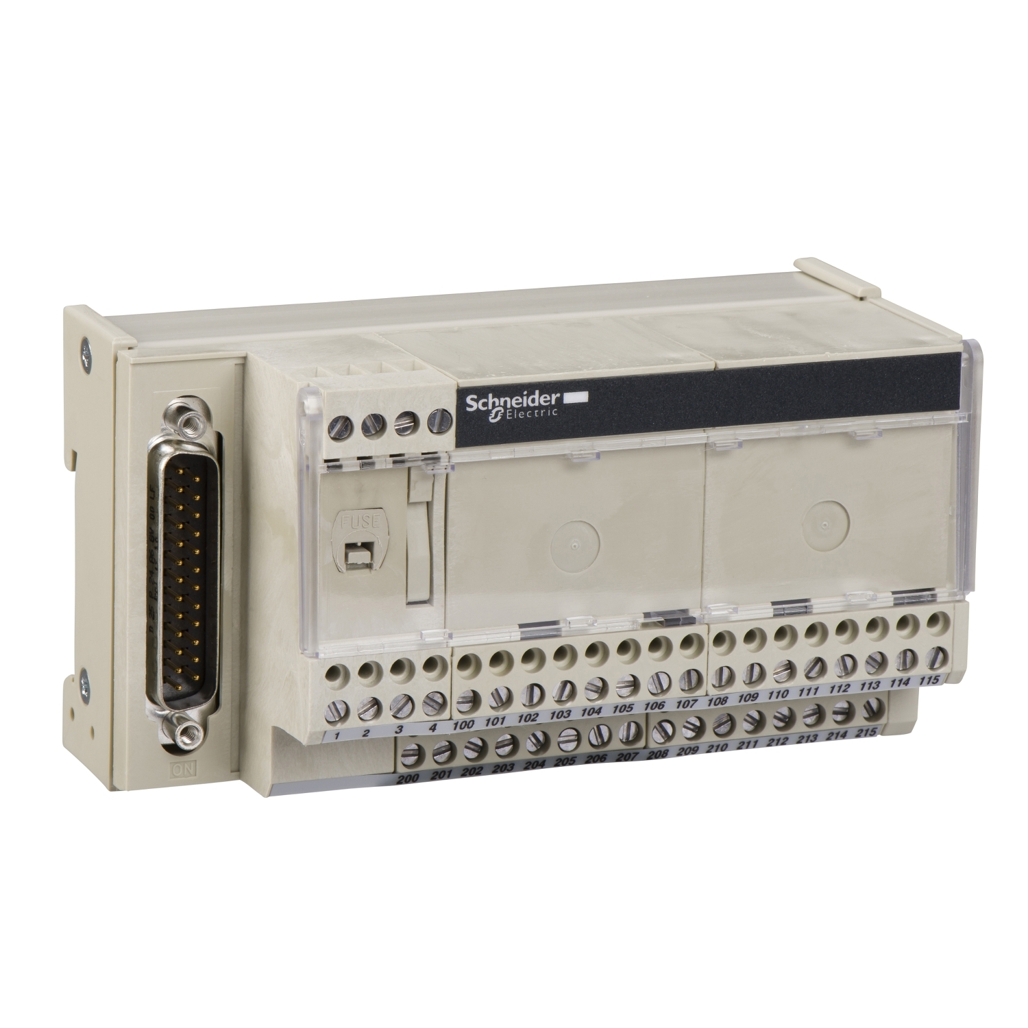 connection sub-base ABE7 - for distribution of 8 analog channels FOR PLC