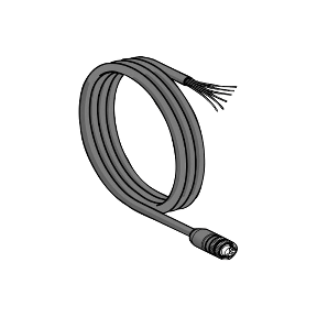 کانکتور مادگی M12 - cable 10 m Preventa Safety detection
